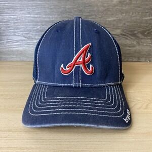 Atlanta Braves Hat Cap Fitted Mens Small Medium MLB Baseball Trucker New Era